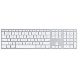 Apple Wired Keyboard with Numeric Keypad Compatible with Mac OS X v.10.6.8 & later Versions (MB110LL/B)