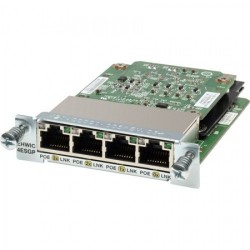 Cisco EHWIC-4ESG-P POE 4 Port 10/100/1000 Enhanced High-Speed WAN Interface Card