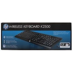 HP K2500 Wireless Keyboard UK QWERTY Layout - USB Nano Dongle E5E78AA