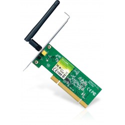 TP-LINK TL-WN751ND Wireless N150 PCI Adapter, 150Mbps, IEEE 802.11b/g/n, WEP, WPA/WPA2