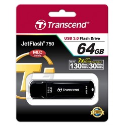 Transcend 64GB JetFlash 750 USB 3.0 Flash Drive TS64GJF750K