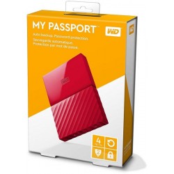 WD 4TB My Passport Portable External Hard Drive USB 3.0