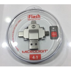 64GB iUSB 4 in 1 MICRODIGIT made for Apple ihpone,iPad,iPod,Micro USB, USB tyep C