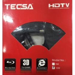 10 Meters TECSA Hdmi Male To Hdmi Male Flat Cable