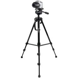 Targus 3-Way Camera and Camcoder Panhead Bubble Level Tripod, 58-Inch (TGT-BK58T)