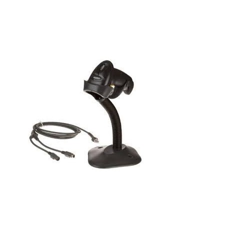 Zebra/Motorola Symbol LS2208 Handheld Barcode Scanner, Includes Stand and USB Cord