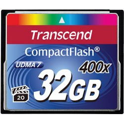 Transcend 32GB CompactFlash Memory Card 400x (TS32GCF400)