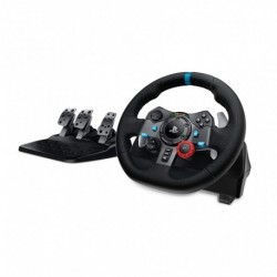 Logitech Dual-Motor Feedback Driving Force G29 Racing Wheel with Responsive Pedals for Playstation 4 and Playstation 3