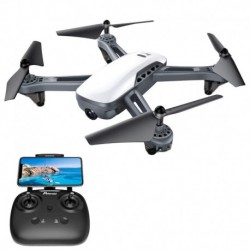 GPS Drones, Potensic D50 Quadcopter with Camera Live Video,GPS Return Home, Follow Me, Long Control Range, 5G WiFi Transmissi