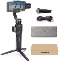 Zhiyun Smooth 4 3-Axis Handheld Gimbal Stabilizer w/Focus Pull & Zoom for iPhone Xs Max Xr X 8 Plus 7 6 SE Android Smartphone
