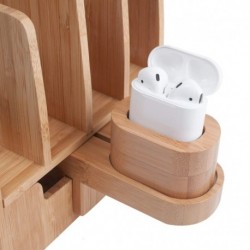 MobileVision Compatible Adapter for Apple Airpods use w/Bamboo Charging Stations & Multi Device Stands Airpods Charger & Cha