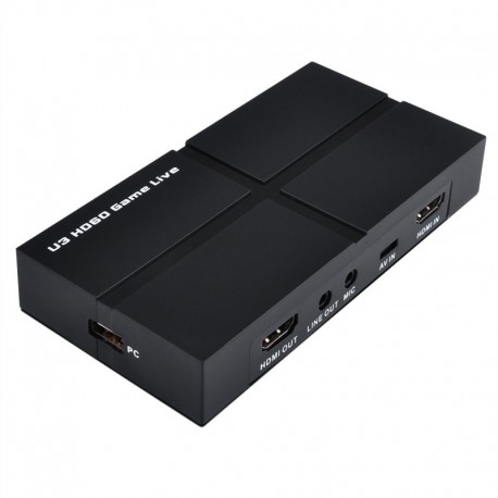 Y&H HDMI Game Capture HD Video Capture Card Live Stream,Record Gameplay in 1080p 60fps,USB3.0 Capture Device for PS4 Xbox One