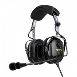Faro G2 ANR Active Noise Reduction Premium Pilot Aviation Headset with Mp3 Input - Black