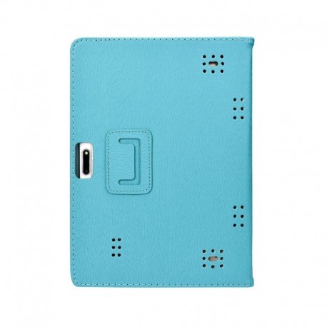 Transwon 10.1 Tablet Case Compatible with Lectrus 10, Victbing 10, BATAI 10, BENEVE 10.1, Wecool 10.1, Yuntab K17 - Blue
