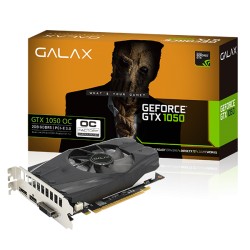 2GB Galax GeForce GTX 1050 OC Graphics Card - 128-bit DDR5 - DP 1.4, HDMI 2.0b, Dual Link-DVI-D