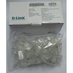 D-Link CAT 6 UTP RJ 45 Cable Connector -(Pack of 100 Pieces)