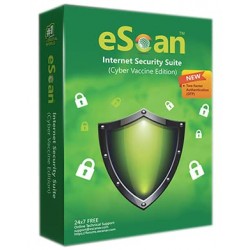 eScan Internet Security Suite - v22 - 1 User 1 Year (Cyber Vaccine Edition)