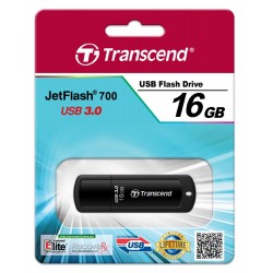 TRANSCEND JetFlash 700 16 GB USB 3.0 Black (TS16GJF700)