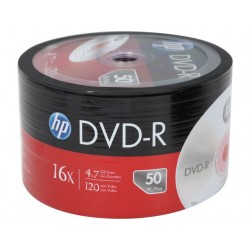 4.7GB 16x Dvd-R, 50-Pack Hewlett Packard DM00070B