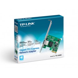 TP-LINK TG-3468 10/100/1000Mbps Gigabit PCI Express Network Adapter, Include Low-profile Bracket
